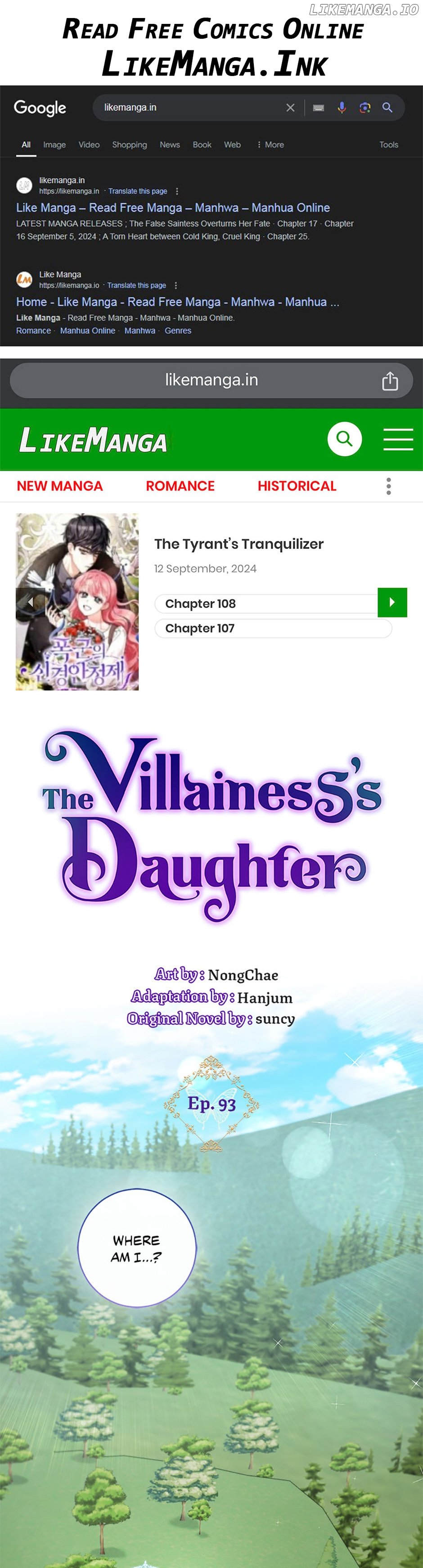 The Villainess's Daughter Chapter 93 - page 1