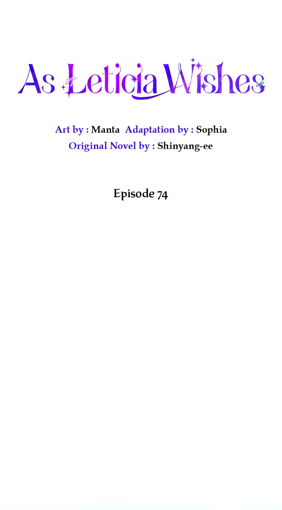 As Leticia Wishes Chapter 74 - page 6