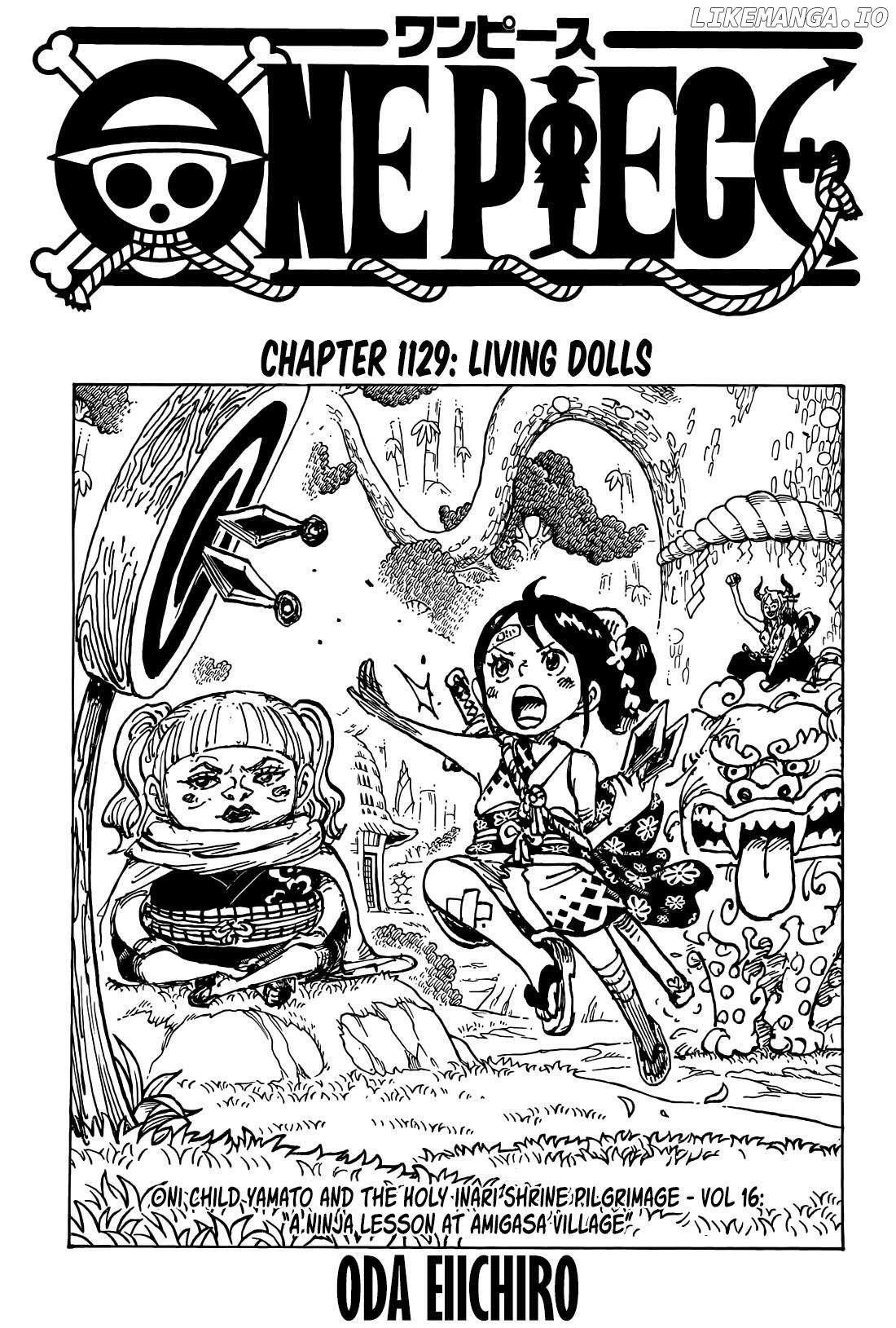 One Piece Chapter 1129 - page 1