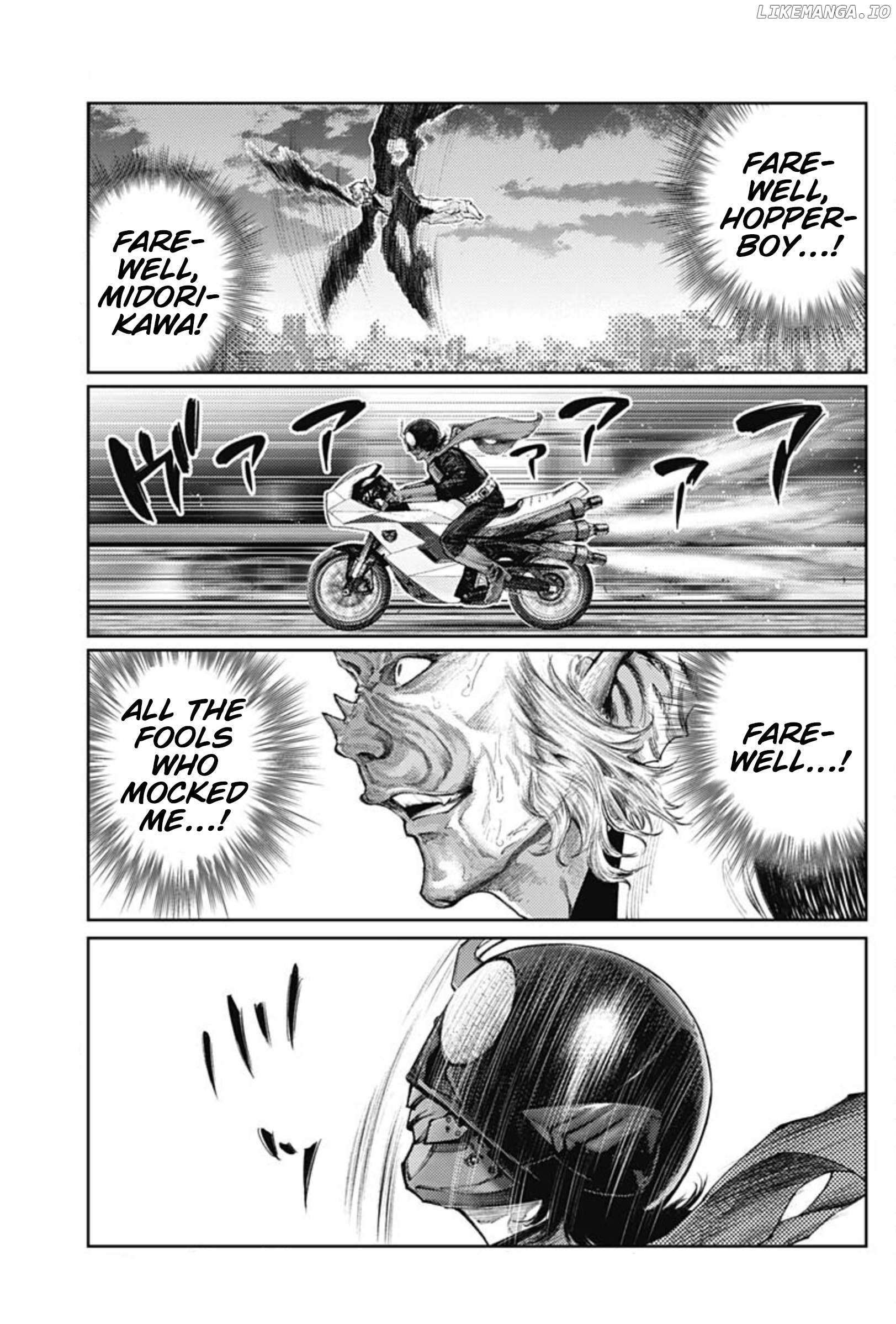 There is no true peace in this world -Shin Kamen Rider SHOCKER SIDE- Chapter 64 - page 9