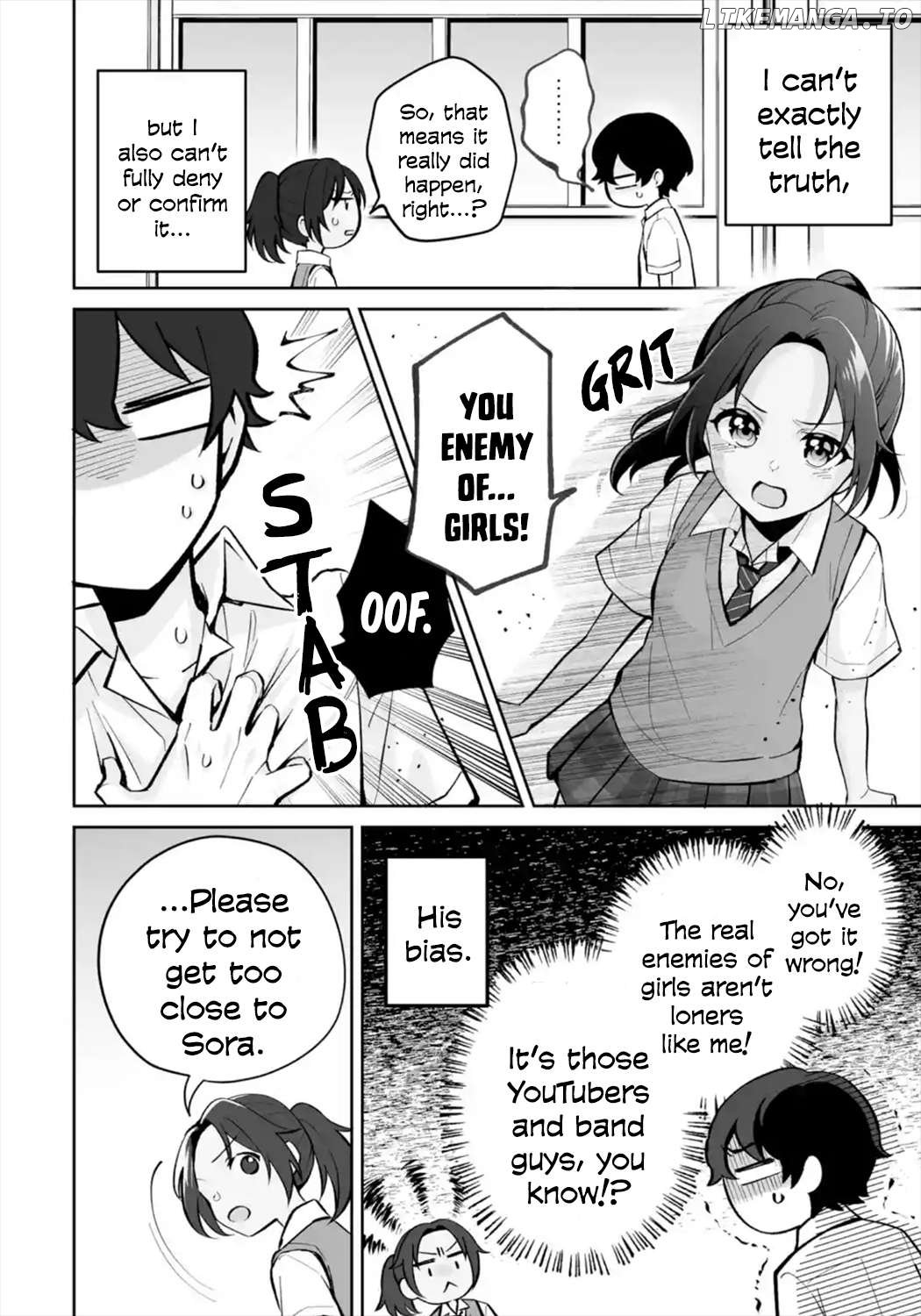 Please Leave Me Alone (For Some Reason, She Wants to Change a Lone Wolf's Helpless High School Life.) Chapter 26 - page 4