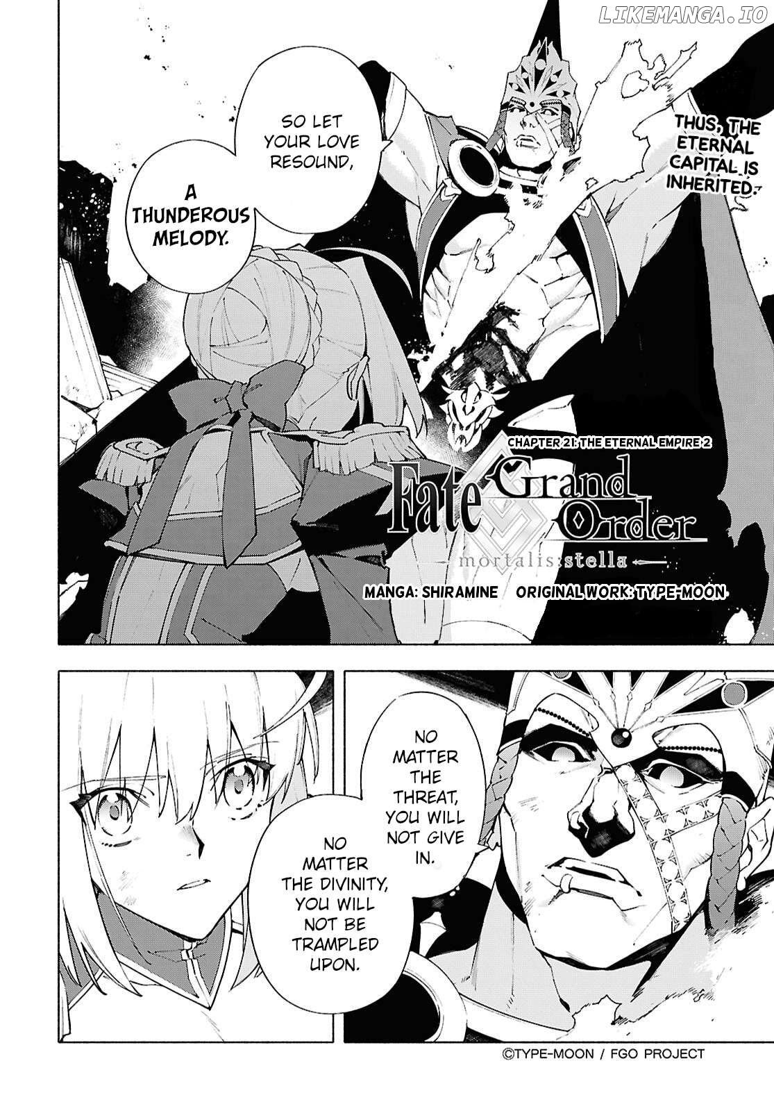 Fate/Grand Order -mortalis:stella- Chapter 21.2 - page 1