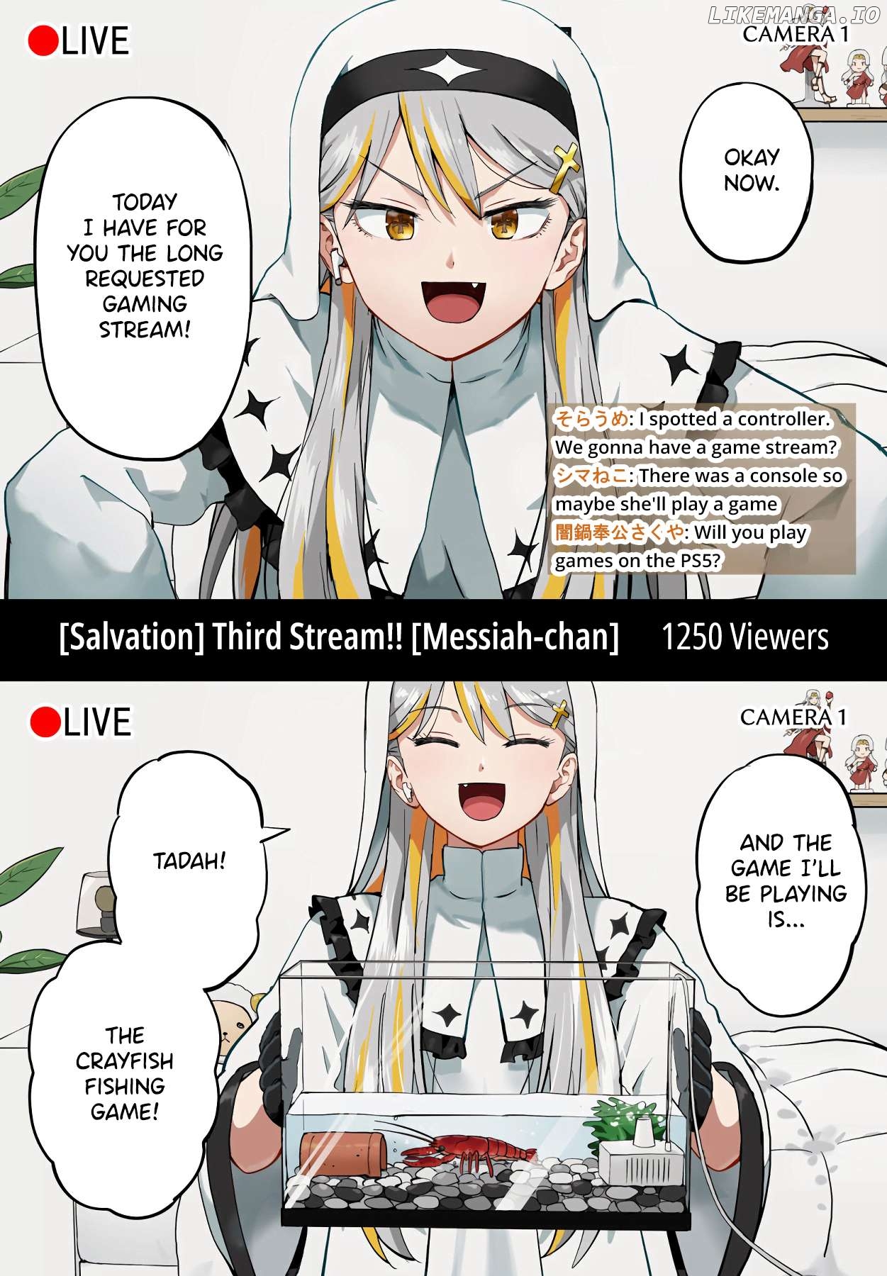 Vtuber Savior ✟ Messiah-chan Chapter 14 - page 1