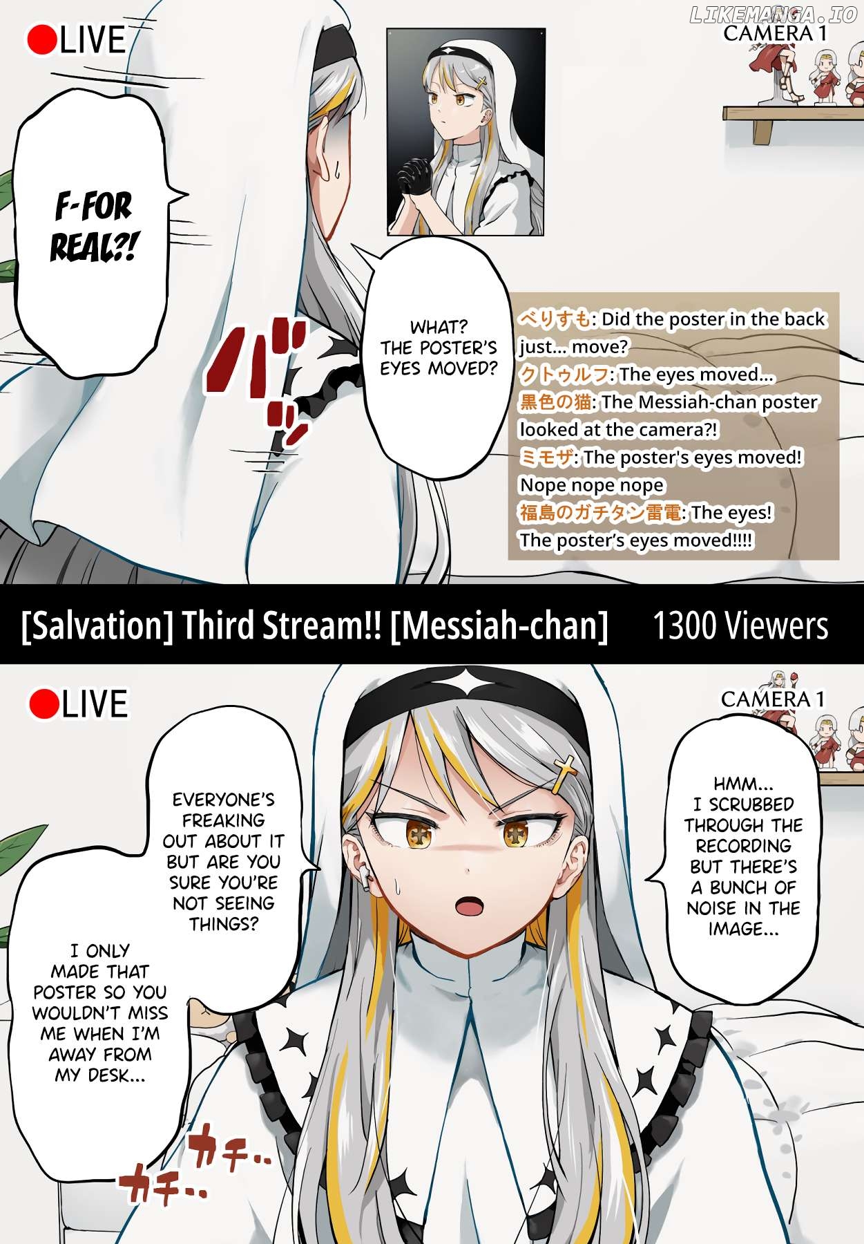 Vtuber Savior ✟ Messiah-chan Chapter 16 - page 1