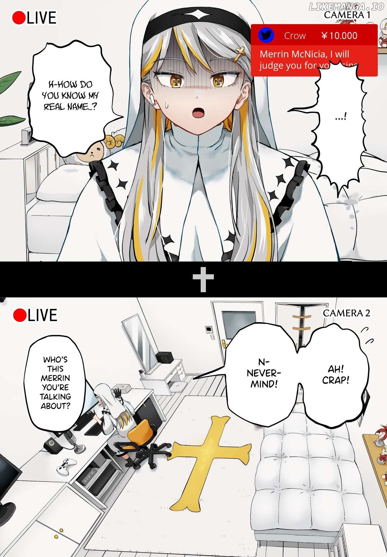 Vtuber Savior ✟ Messiah-chan Chapter 17 - page 3