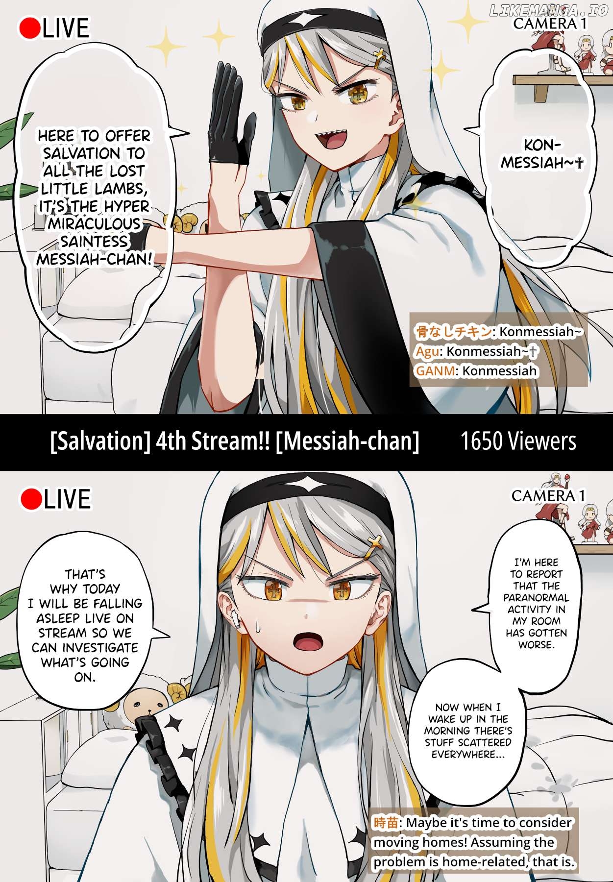 Vtuber Savior ✟ Messiah-chan Chapter 19 - page 1