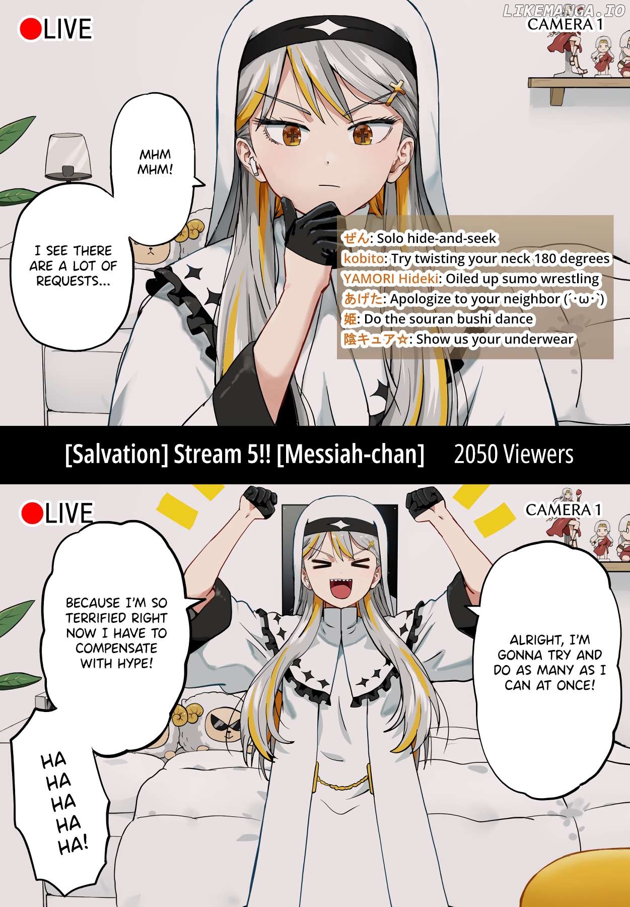 Vtuber Savior ✟ Messiah-chan Chapter 29 - page 1