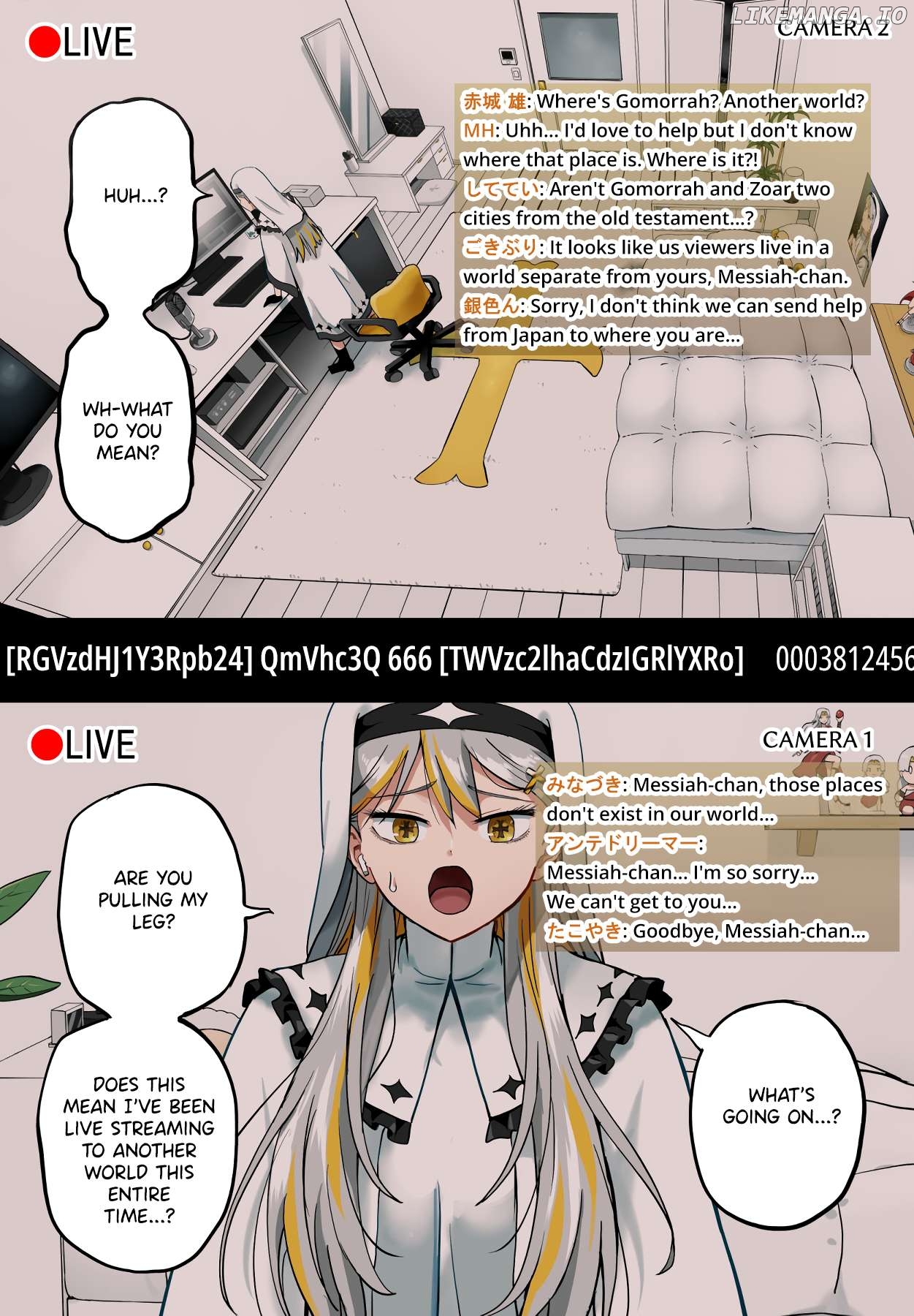 Vtuber Savior ✟ Messiah-chan Chapter 34 - page 1