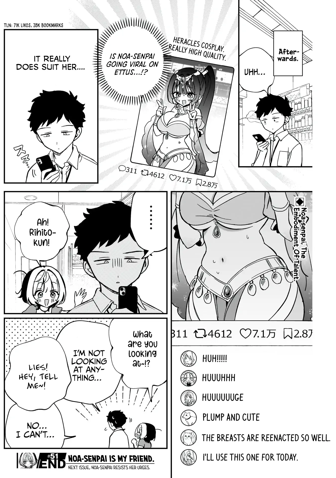 Noa-Senpai Wa Tomodachi. Chapter 51 - page 19