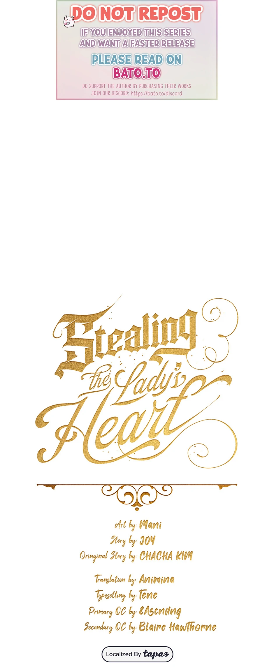 Stealing the Lady's Heart Chapter 117 - page 1