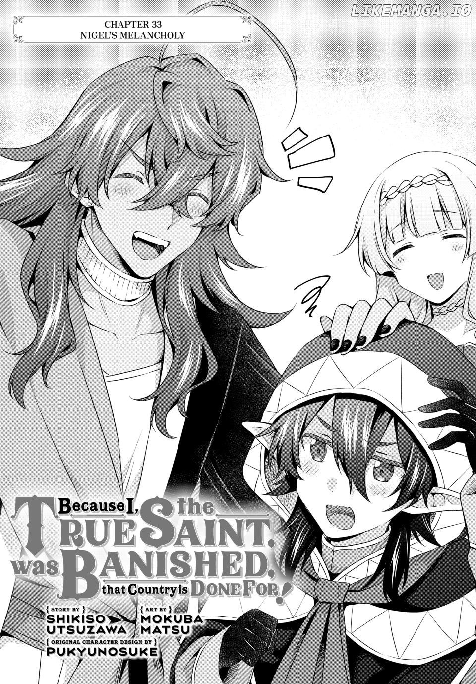 Because I, the True Saint, was Banished, that Country is Done For! [Official] Chapter 33 - page 1