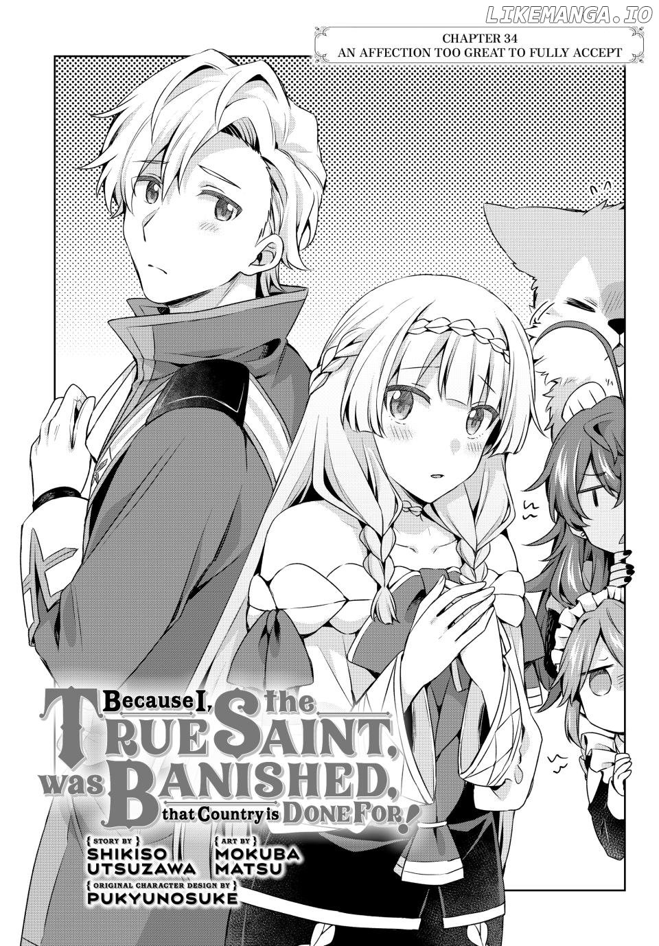 Because I, the True Saint, was Banished, that Country is Done For! [Official] Chapter 34 - page 1