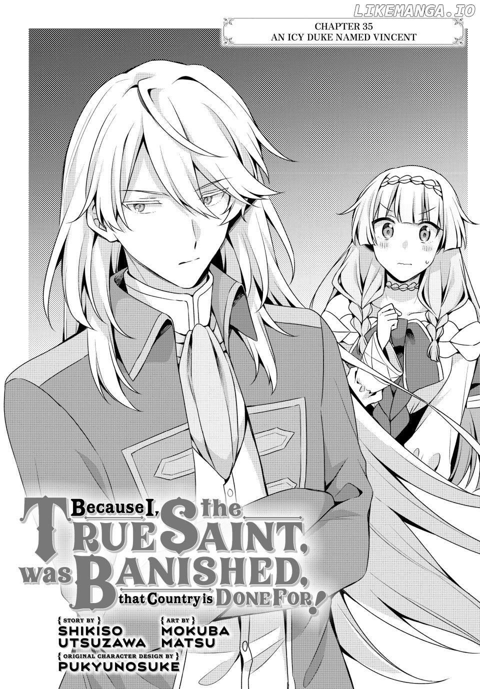 Because I, the True Saint, was Banished, that Country is Done For! [Official] Chapter 35 - page 1