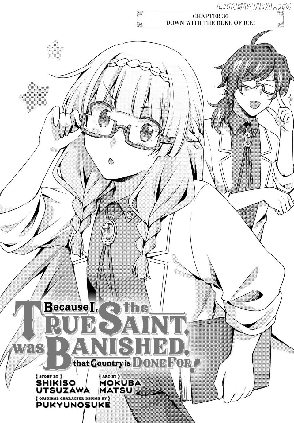 Because I, the True Saint, was Banished, that Country is Done For! [Official] Chapter 36 - page 1