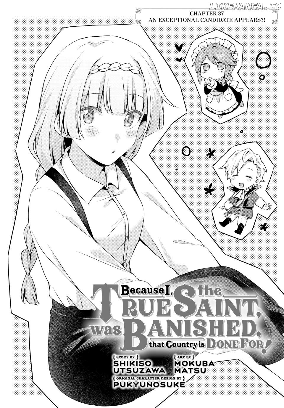Because I, the True Saint, was Banished, that Country is Done For! [Official] Chapter 37 - page 1