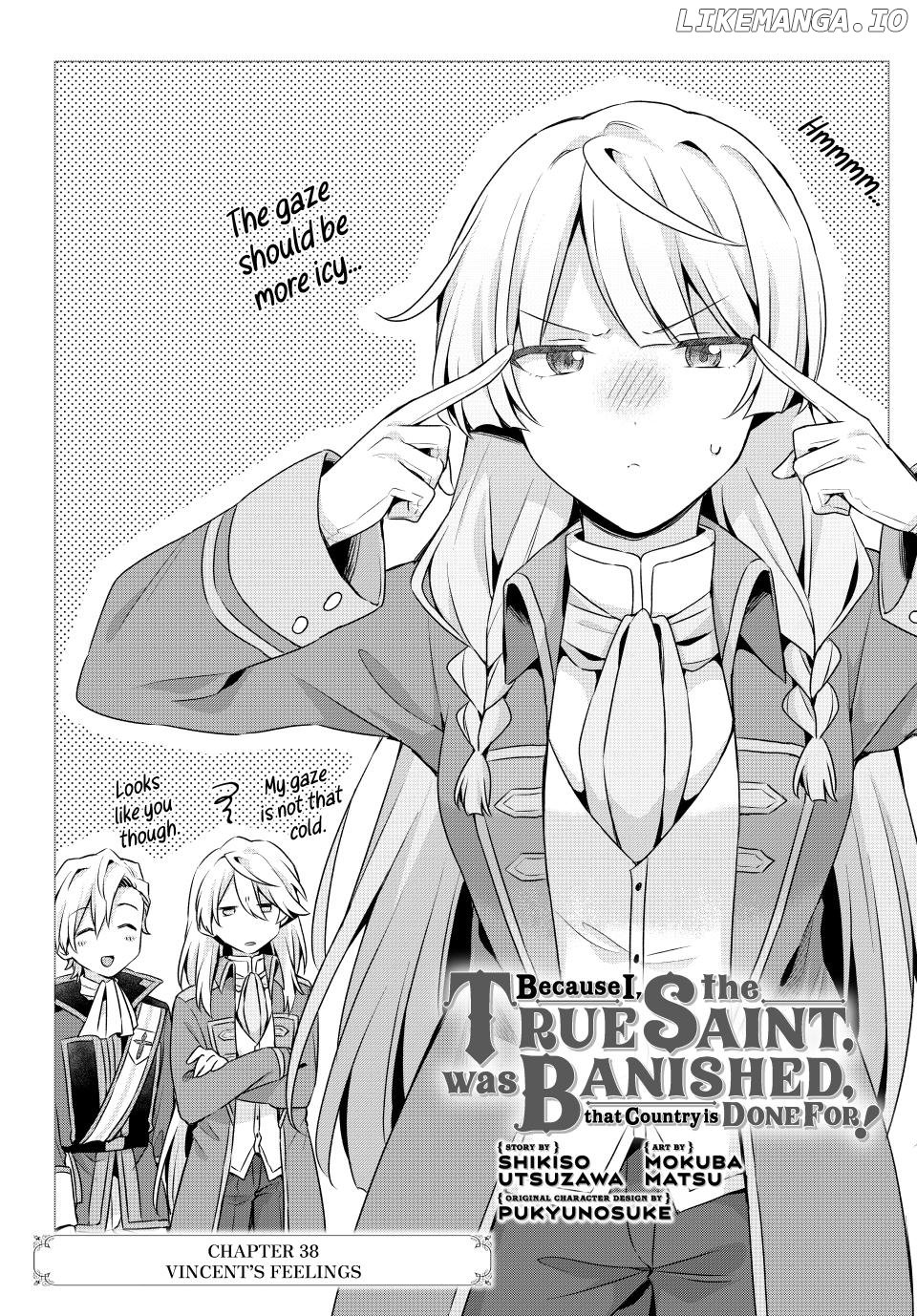 Because I, the True Saint, was Banished, that Country is Done For! [Official] Chapter 38 - page 1