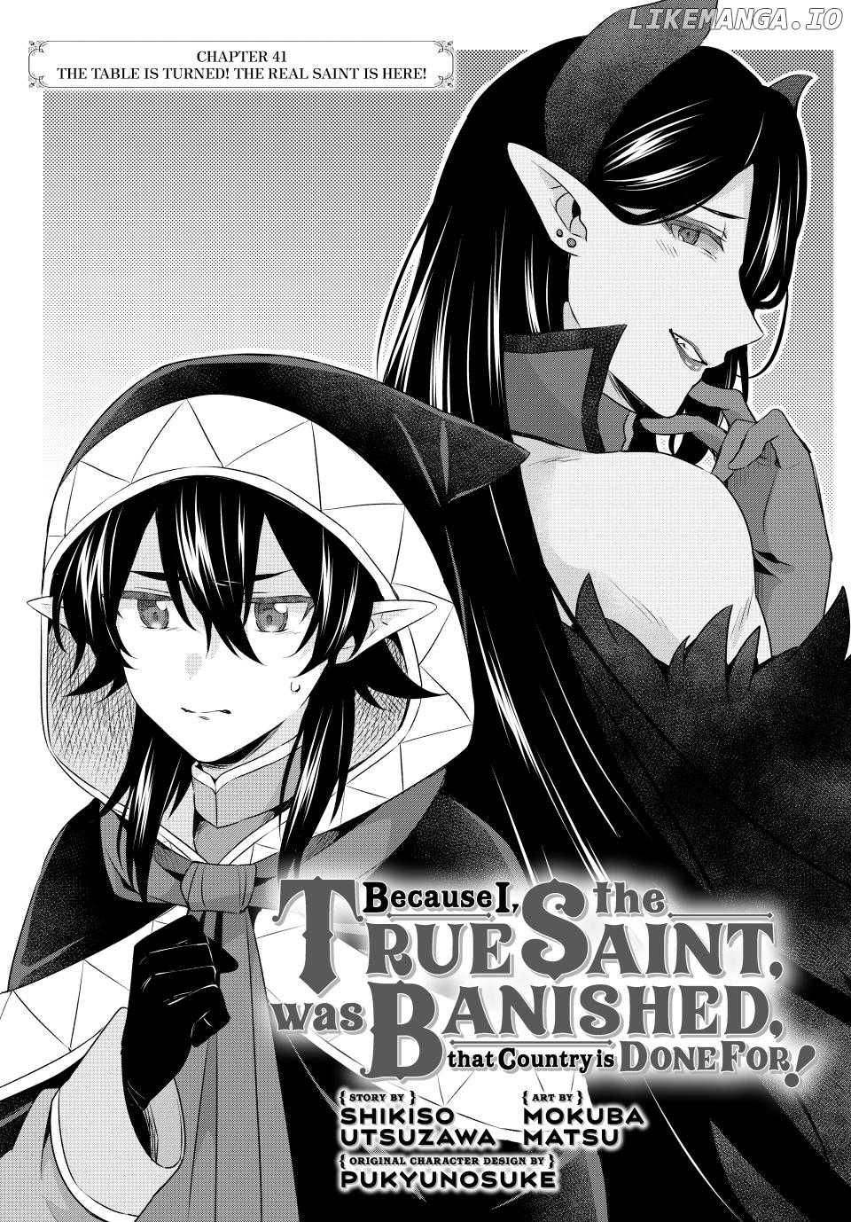 Because I, the True Saint, was Banished, that Country is Done For! [Official] Chapter 41 - page 1