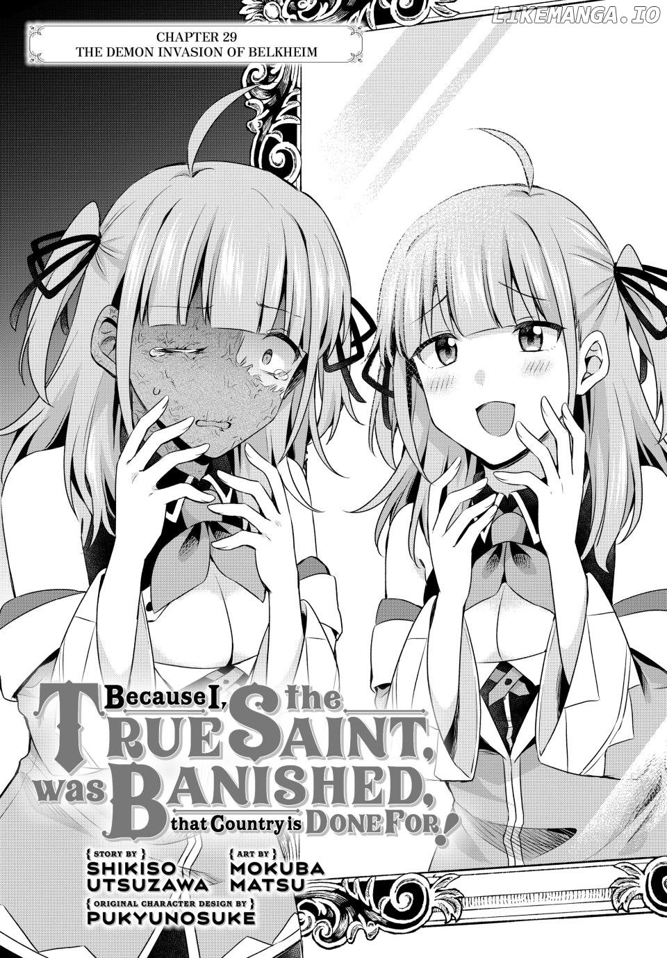 Because I, the True Saint, was Banished, that Country is Done For! [Official] Chapter 29 - page 1