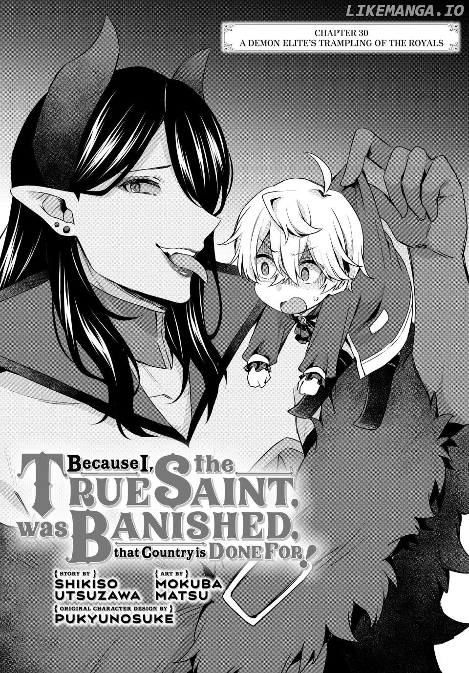 Because I, the True Saint, was Banished, that Country is Done For! [Official] Chapter 30 - page 1
