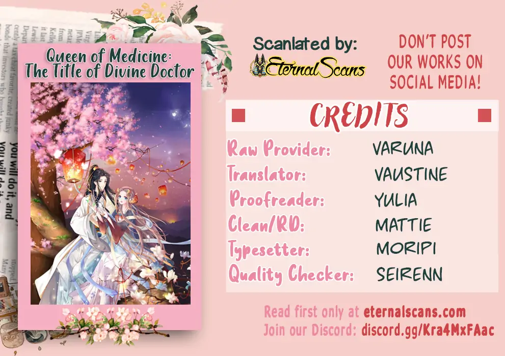 Queen of Medicine: The Title of Divine Doctor Chapter 8 - page 1