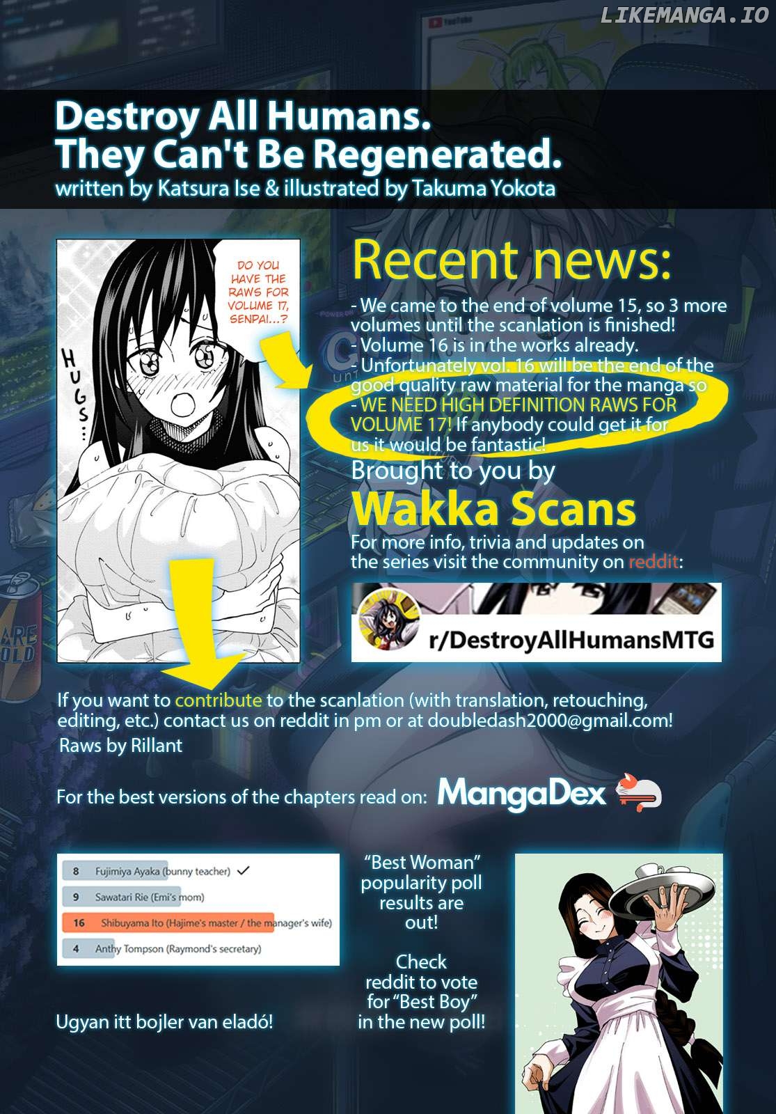 Destroy All of Humanity. It Can't Be Regenerated. Chapter 59 - page 57