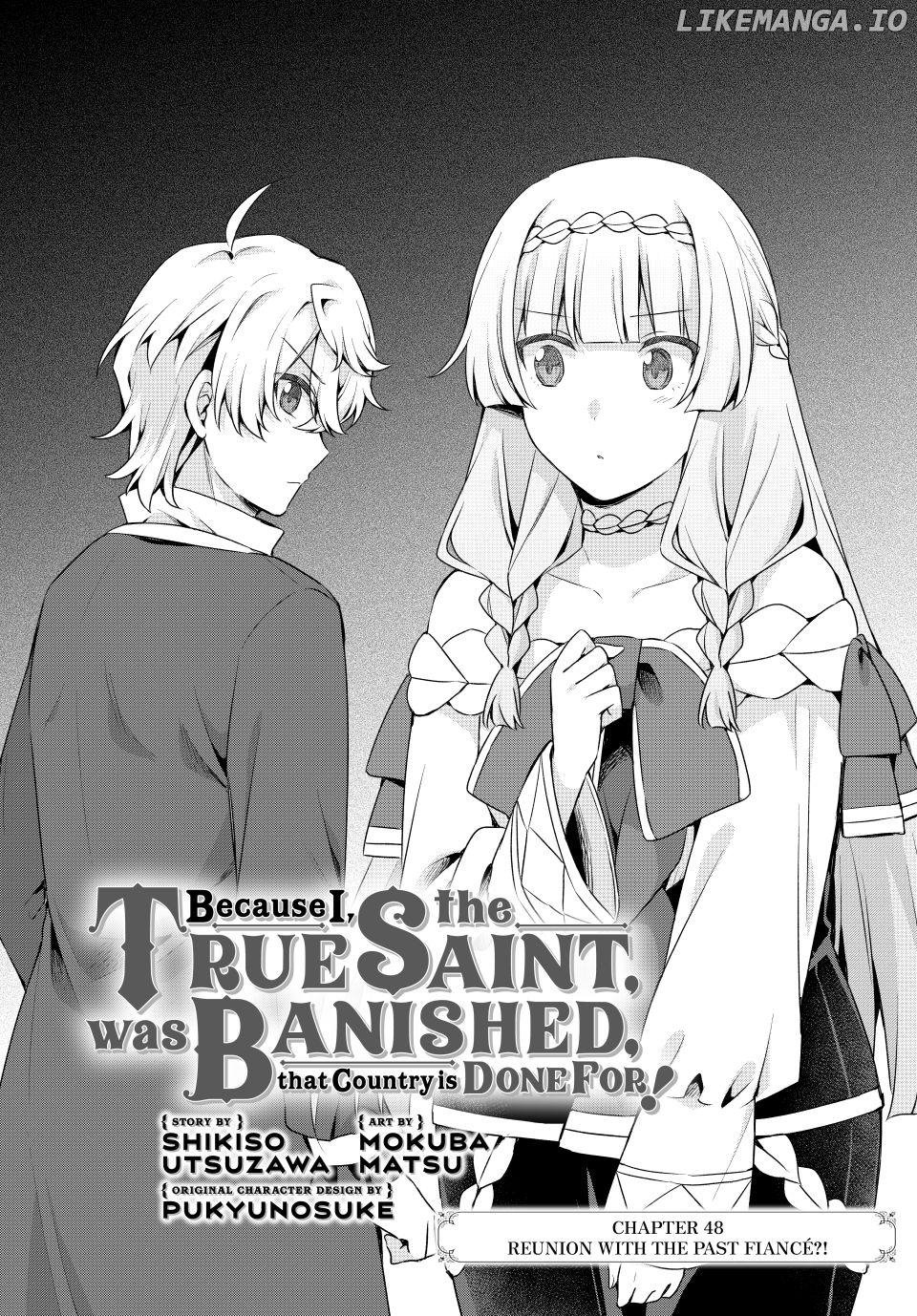 Because I, the True Saint, was Banished, that Country is Done For! [Official] Chapter 48 - page 1