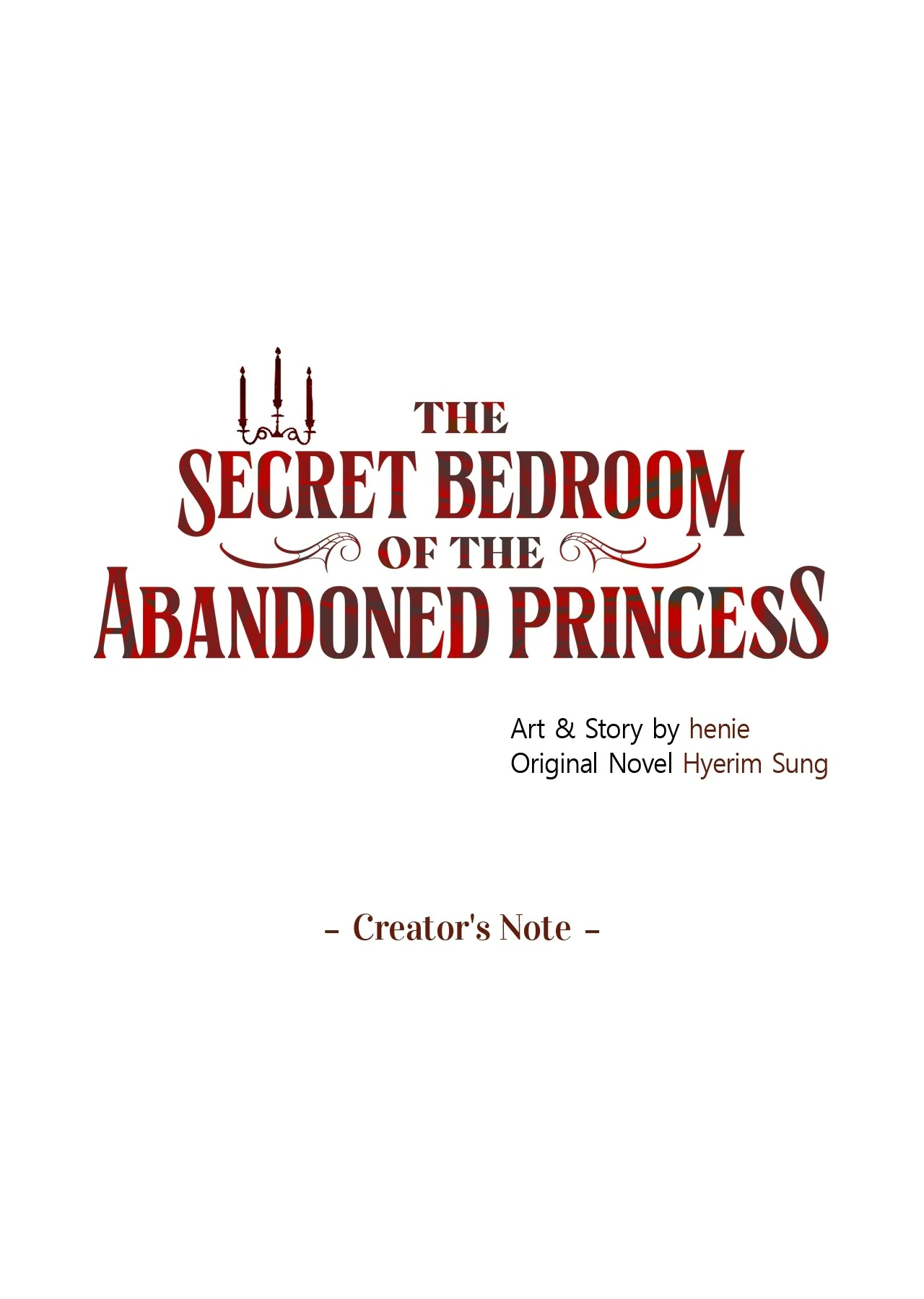 The Secret Bedroom of the Abandoned Princess Chapter 116.5 - page 1