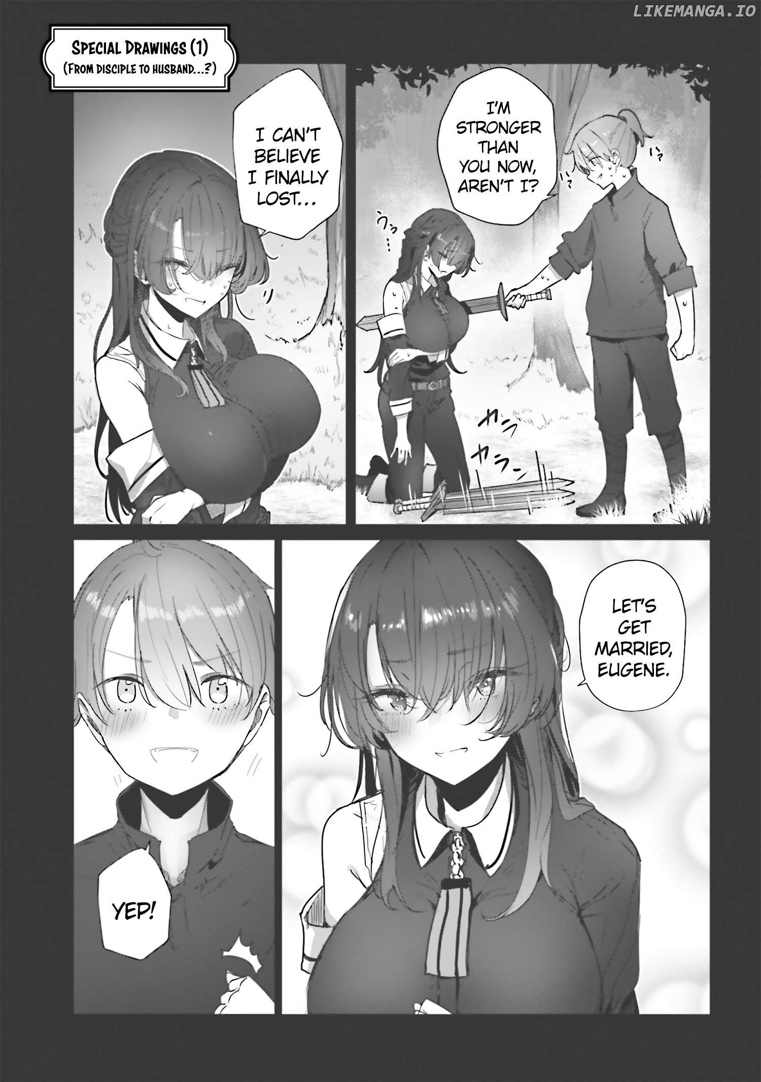 My Female Sword Master, Who I Live With, Is So Cute That I’m Happy Every Day Chapter 5.5 - page 1