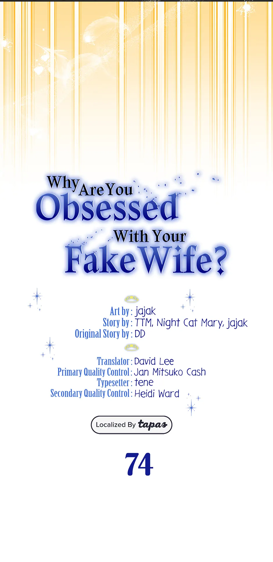 Why Are You Obsessed With Your Fake Wife? Chapter 74 - page 24