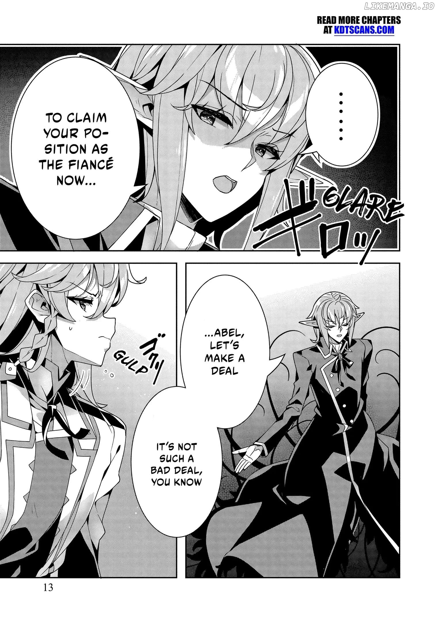 Oiroke Event no Ousa ni Teihyou no Aru Watashi desu ga Rival Reijou to shite no Shimei wo Hatashimasu Chapter 10 - page 12