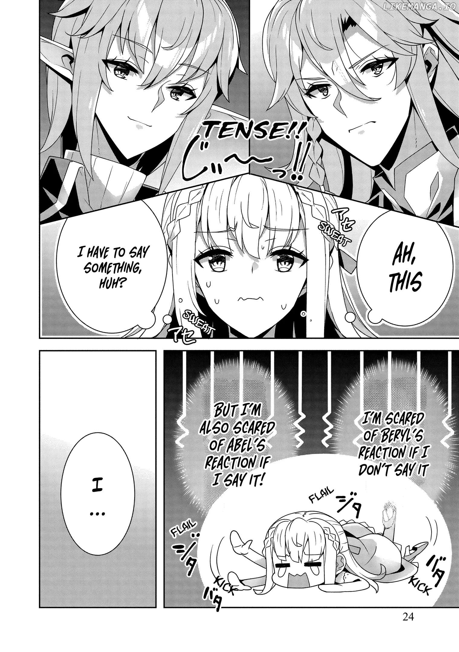 Oiroke Event no Ousa ni Teihyou no Aru Watashi desu ga Rival Reijou to shite no Shimei wo Hatashimasu Chapter 10 - page 23