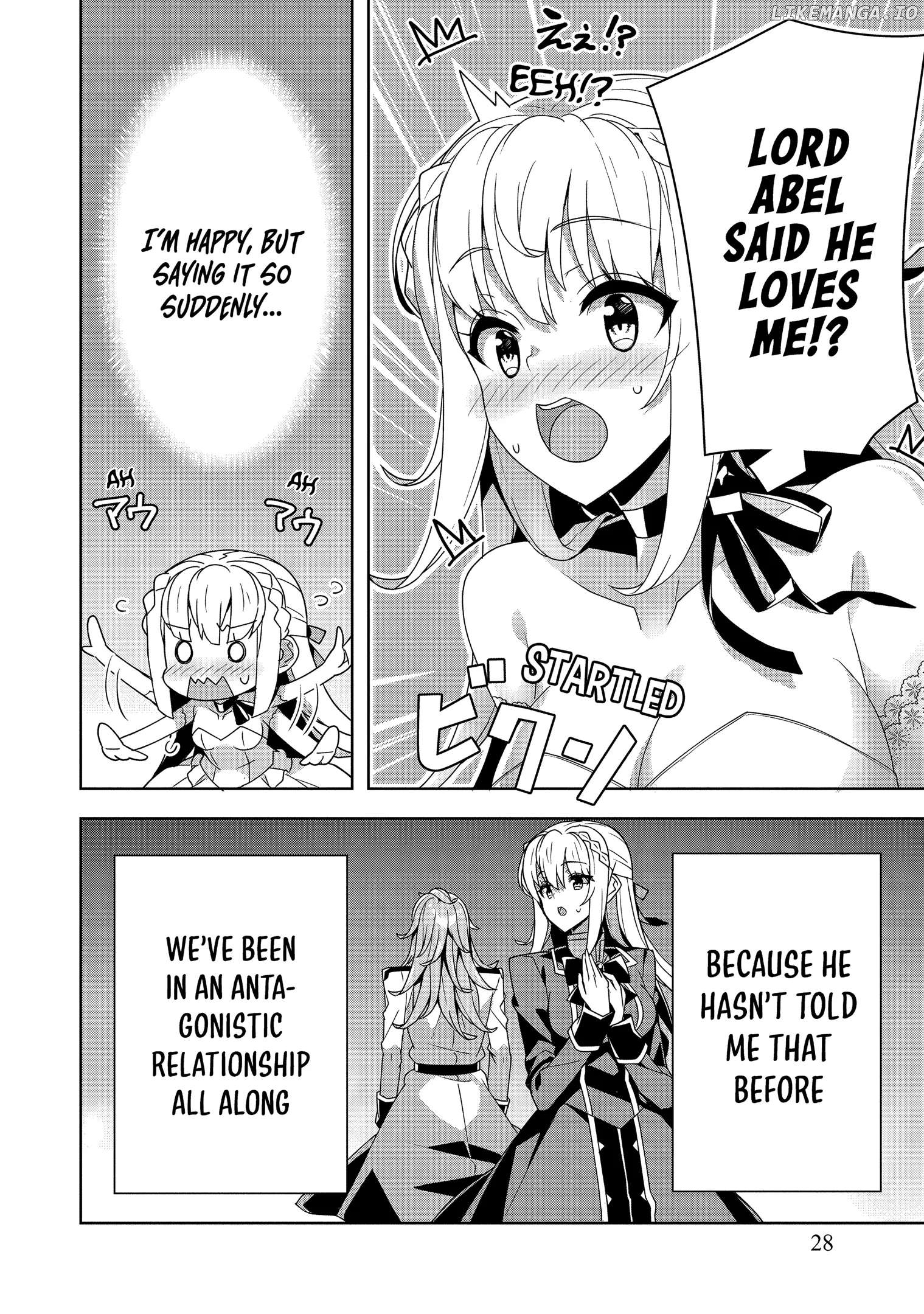 Oiroke Event no Ousa ni Teihyou no Aru Watashi desu ga Rival Reijou to shite no Shimei wo Hatashimasu Chapter 10 - page 27