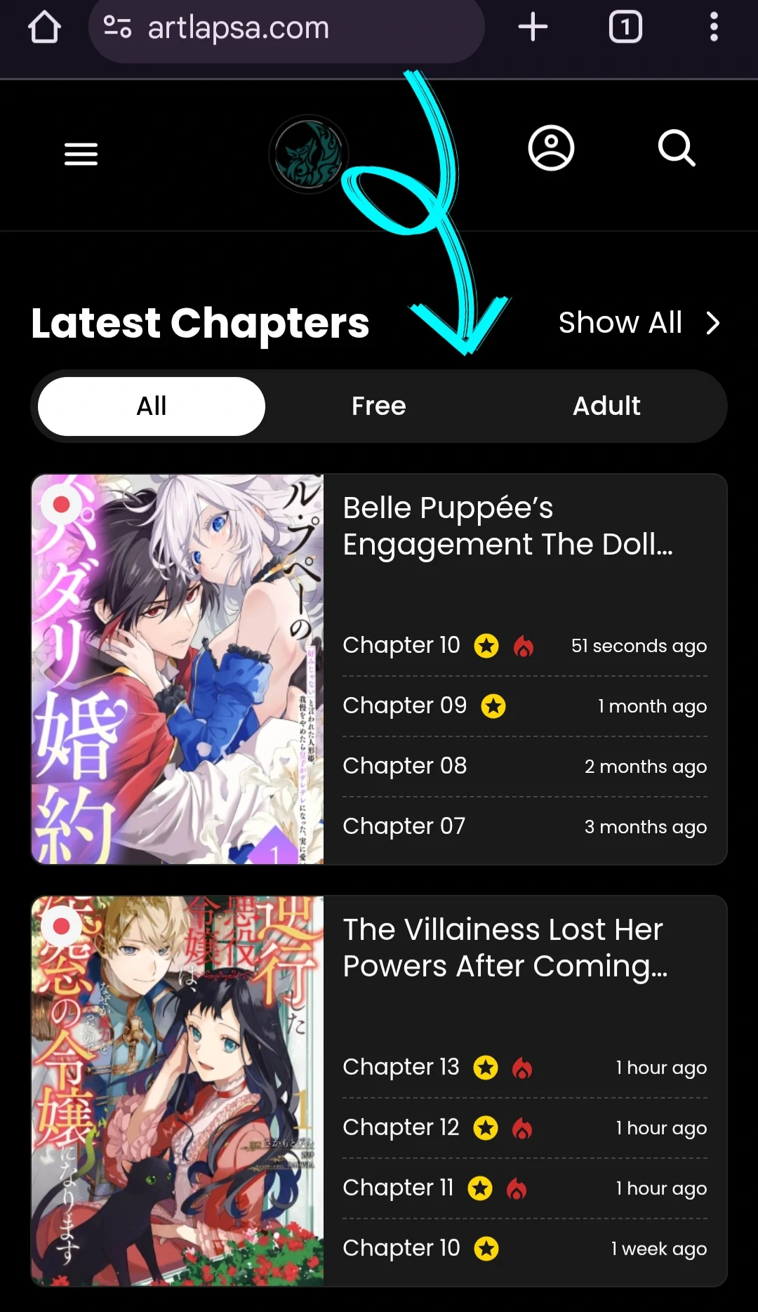 ‏belle puppée’s engagement the doll princess and the smitten prince Chapter 7 - page 1