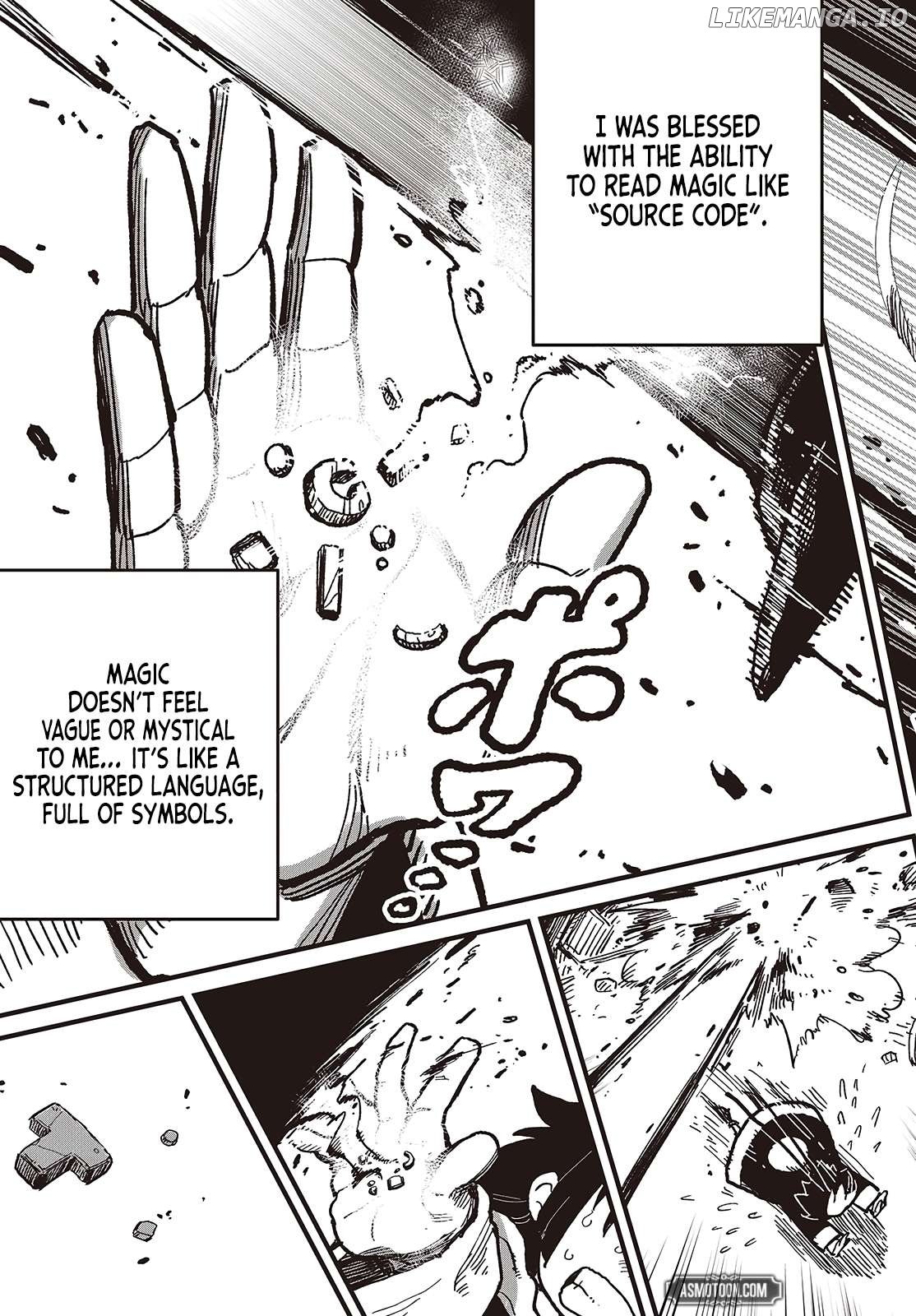 The Hidden Cubs of the LASTBOSS ~A former corporate programmer reincarnated in a demon king's castle is free to develop a "MAGIC CODE" at will.~ Chapter 1 - page 36