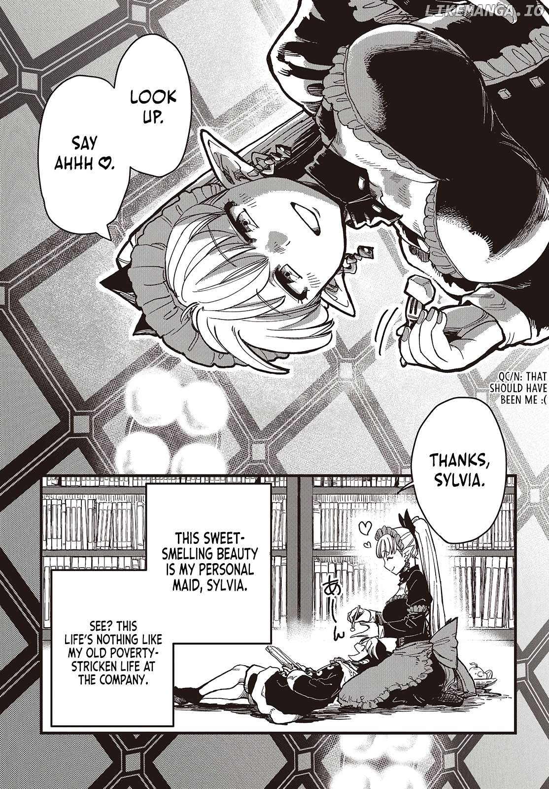 The Hidden Cubs of the LASTBOSS ~A former corporate programmer reincarnated in a demon king's castle is free to develop a "MAGIC CODE" at will.~ Chapter 1 - page 5