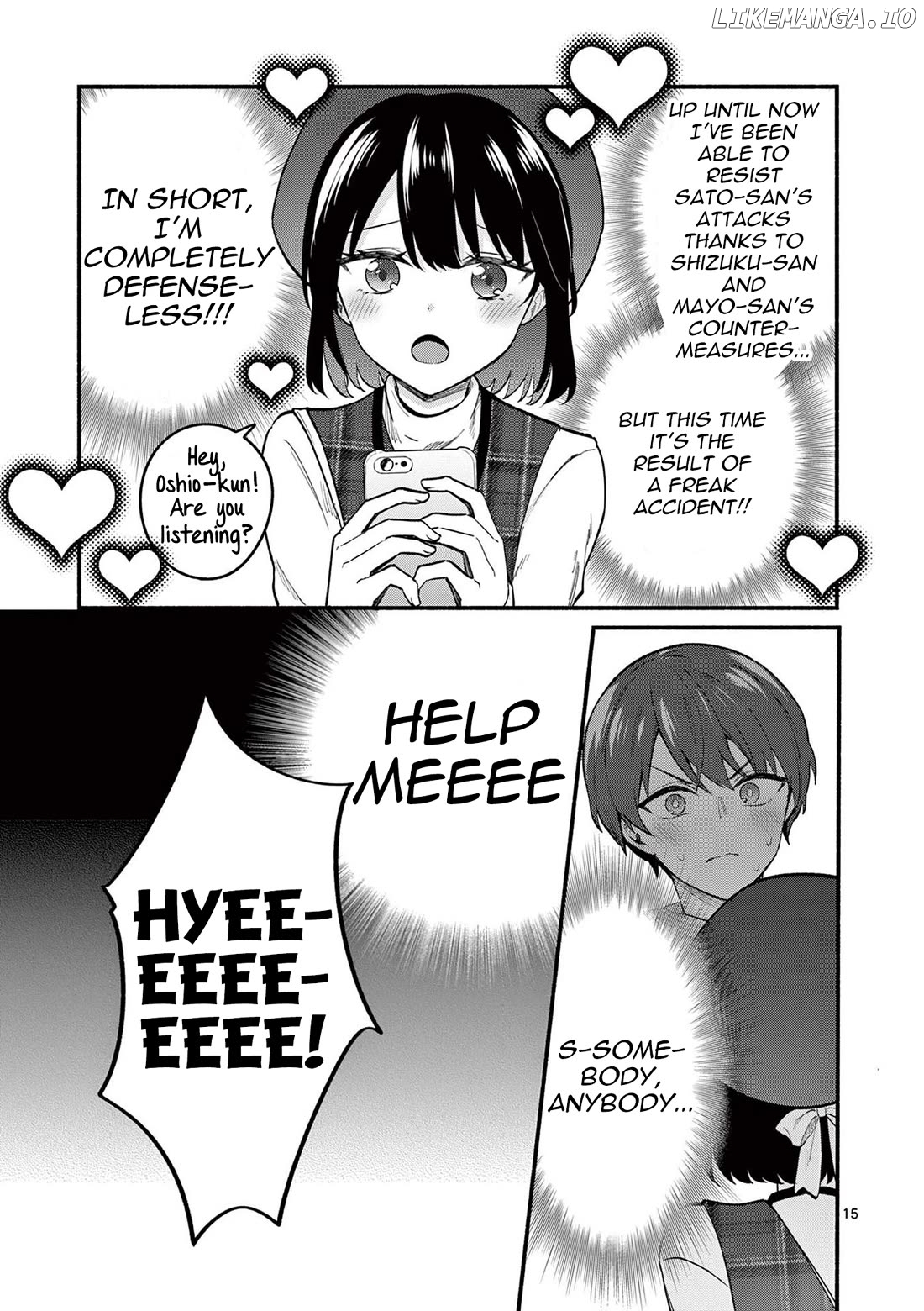 Shiotaiou no Sato-san ga Ore ni dake Amai Chapter 75 - page 15