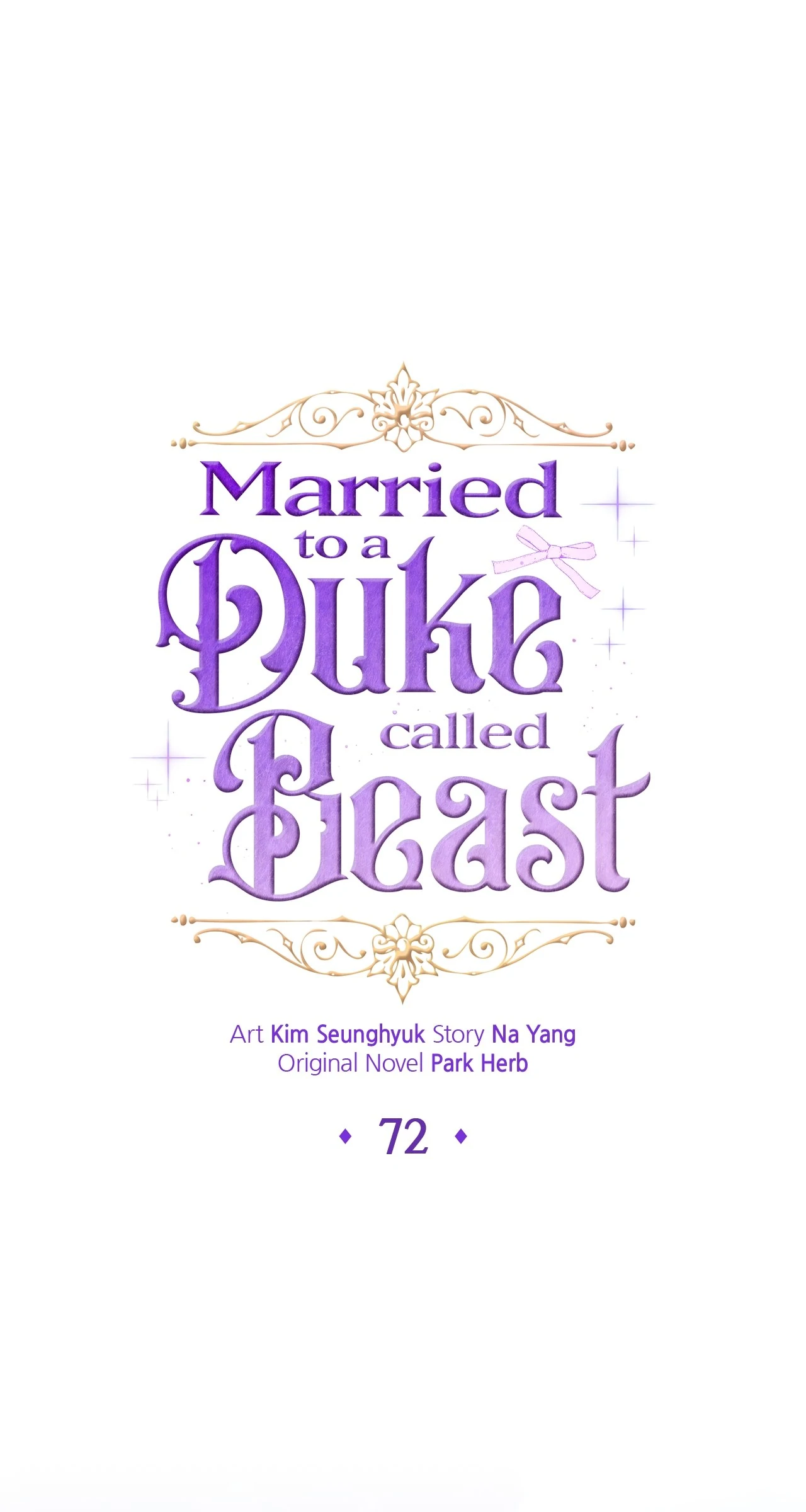 I Got Married to a Duke Called Beast Chapter 72 - page 1
